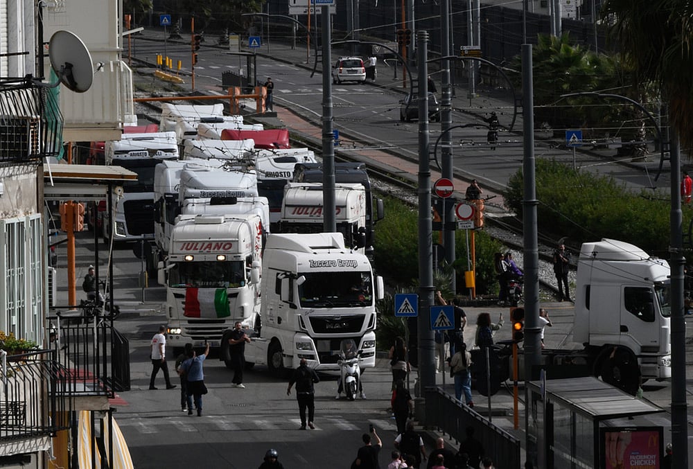 Italy cost of living protests
