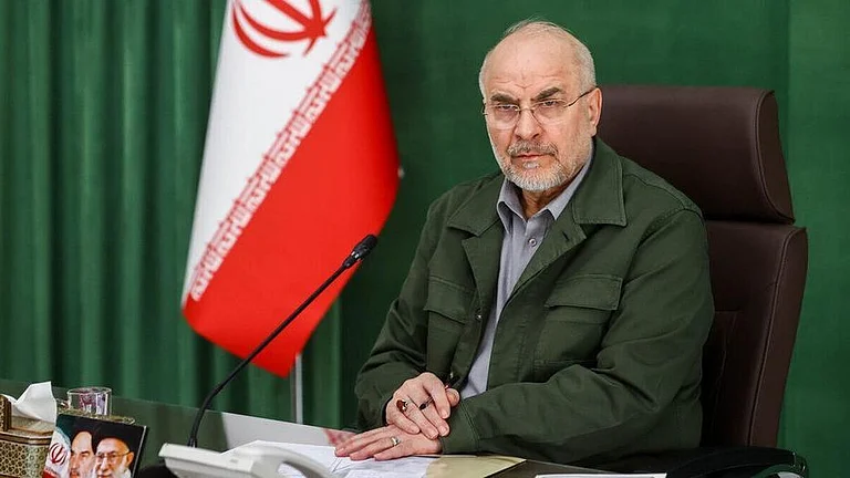 Iran's Parliament Speaker Mohammad Bagher Ghalibaf - | File Photo