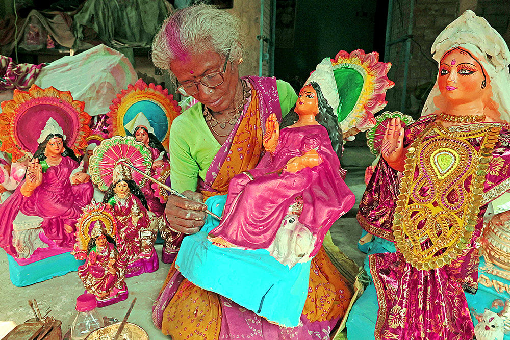 Lakshmi Puja preps