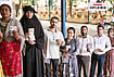 From UP Voter-List Glitch To Bihar Contest: Understanding The MLC Elections Photo: PTI : Voters show their identity cards as they wait in a queue outside a polling station to cast their votes for the West Graduates Constituency of the Karnataka Legislative Council elections, in Hubballi-Dharwad district.