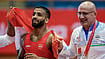 | Photo: PTI/Arun Sharma : India's Sujeet Kalkal with coach after winning gold medal in the men's Freestyle 65 kilogram final bout 196 wrestling event in the ongoing Asian Games 2026, in Nagoya, Japan, Friday, Oct. 2, 2026. 
