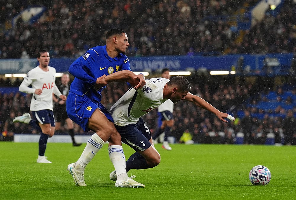 Chelsea vs Tottenham Hotspur premier league highlights-Maxence Lacroix