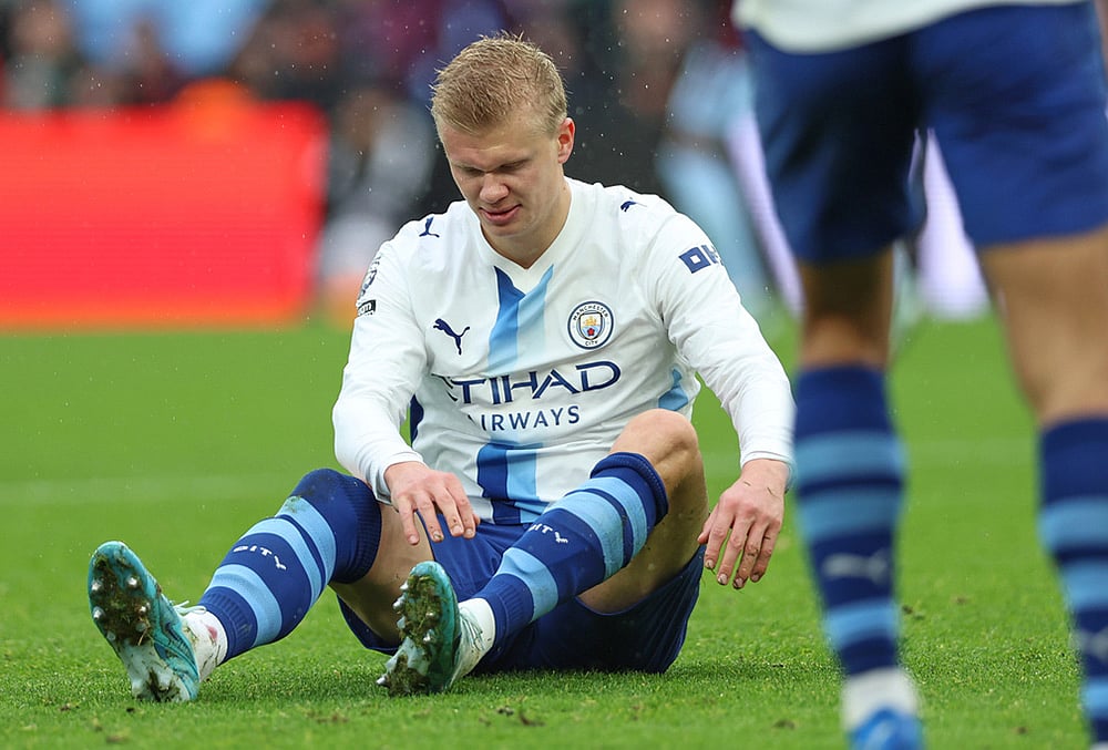 Aston Villa Vs Man City premier league highlights-Erling Haaland