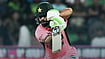 'Blinder' From Shadab Khan: All-Rounder Smashes Maiden ODI Century As Pakistan Beat England | Photo: X/ICC : Pakistan's batter Shadab Khan during his innings against England on Sunday, October 25.