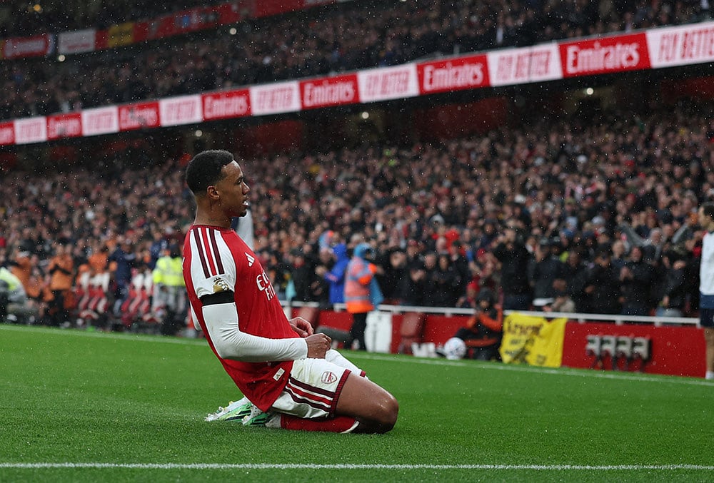 Arsenal vs Everton premier league highlights-Gabriel 