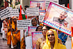 Day In Pics: October 25, 2026 | Photo: PTI/Arun Sharma : Members of the Global Vaishya Federation and United Hindu Front hold a 'dharna' at Birla Mandir to extend their support for Chief Election Commissioner Gyanesh Kumar, in New Delhi.