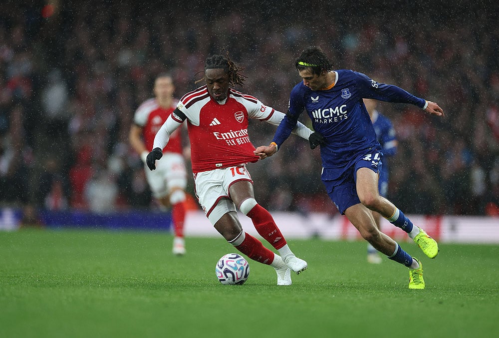 Arsenal vs Everton premier league highlights-Eberechi Eze