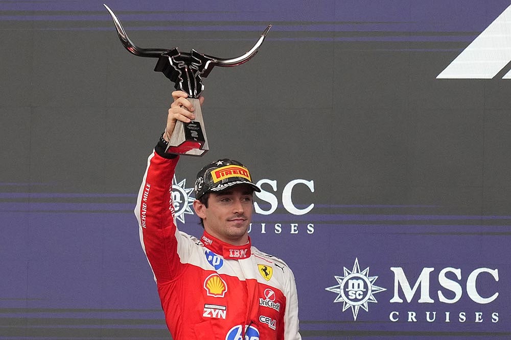 F1 US Grand Prix Auto Racing Charles Leclerc