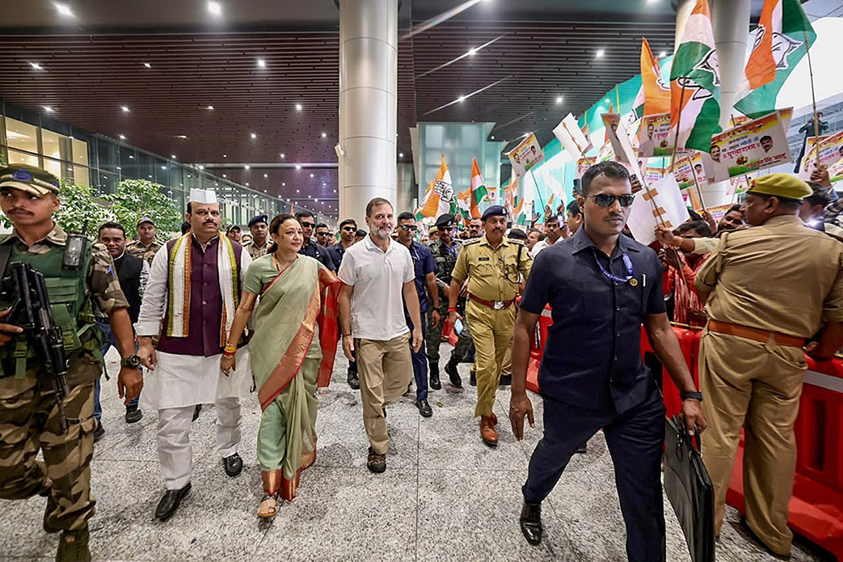 Rahul Gandhi in Lucknow