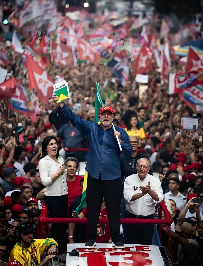 Lula wins a fourth, non-consecutive term as Brazil’s president, defeating Flávio Bolsonaro with 51.8% of the vote. - X