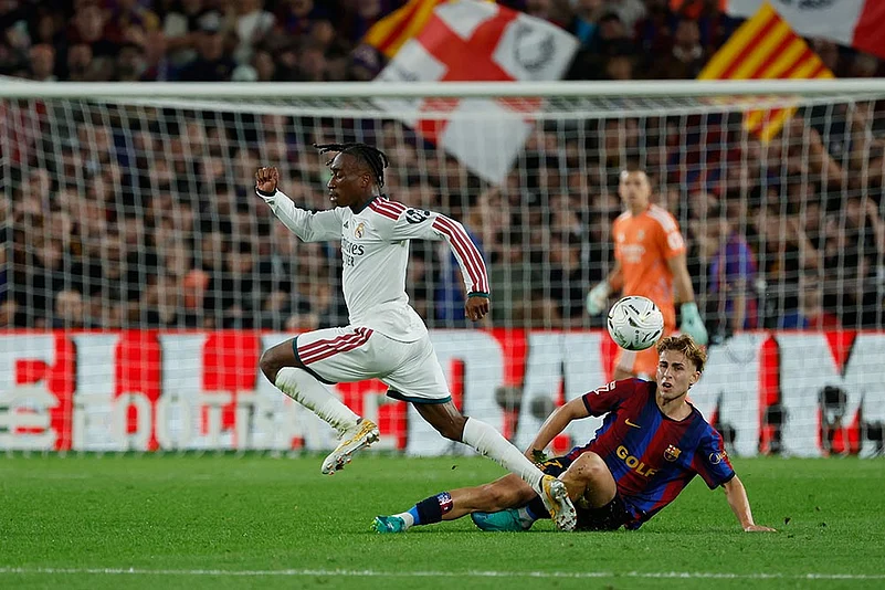 Scre Types FC Barcelona Vs Real Madrid, La Liga 2026-27: Kylian Mbappe's Late ...