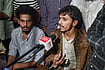 Jamia Issues Final Warning To Hunger-Striking Students, Extends Online Classes Till November 8 | Photo: PTI/Rushikesh More : Jamia Millia Islamia students Rehan Khan and Ebin Basil, who are on an indefinite hunger strike demanding student union elections, address a press conference at the campus, in New Delhi, Monday, Oct. 26, 2026. Jamia Millia Islamia on Monday ordered that students' union elections be held within 15 days of the approval of the union's constitution and revoked suspension and show-cause notices issued to students during the ongoing protest, according to an official order.
