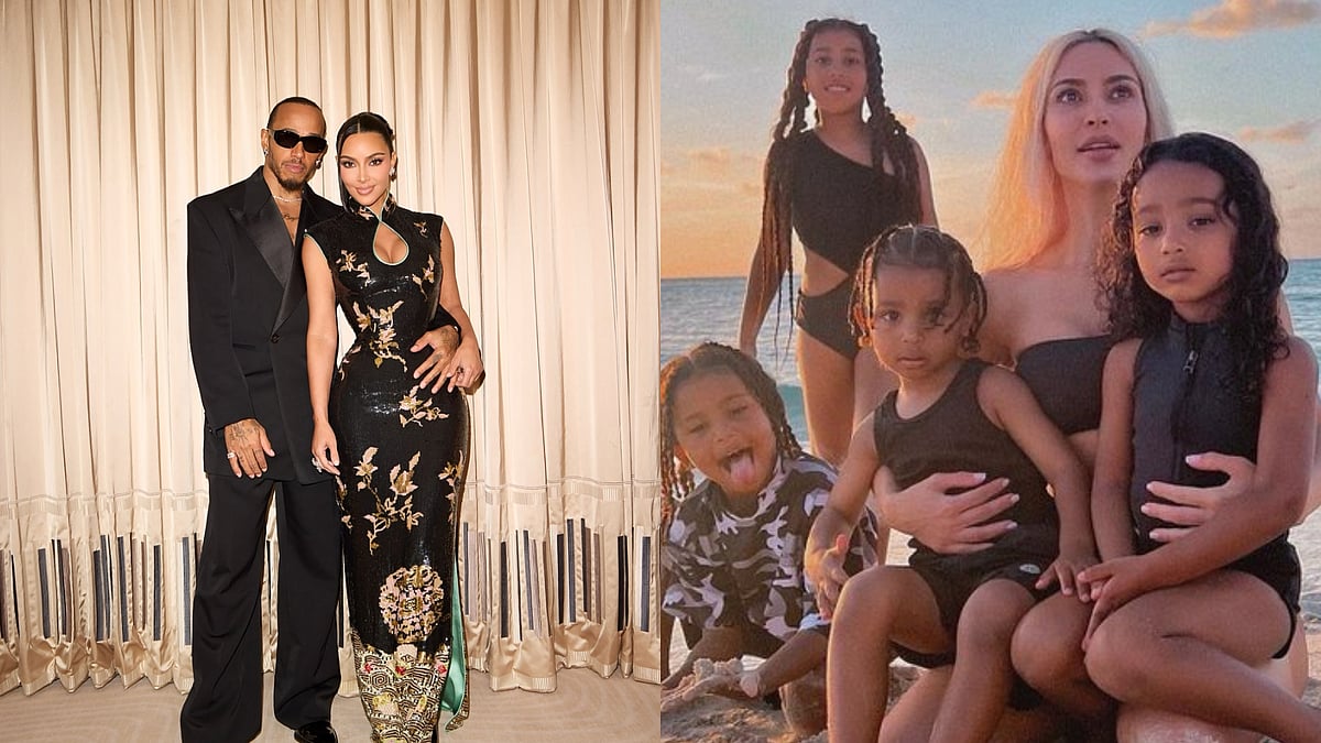 Lewis Hamilton loves spending time with Kim Kardashian's kids - Instagram