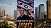 AP Photo/Oded Balilty : Likud Party campaign billboard featuring US President Donald Trump and Israeli Prime Minister Benjamin Netanyahu, with a Hebrew message reading, "We have one opportunity to win," in Tel Aviv
