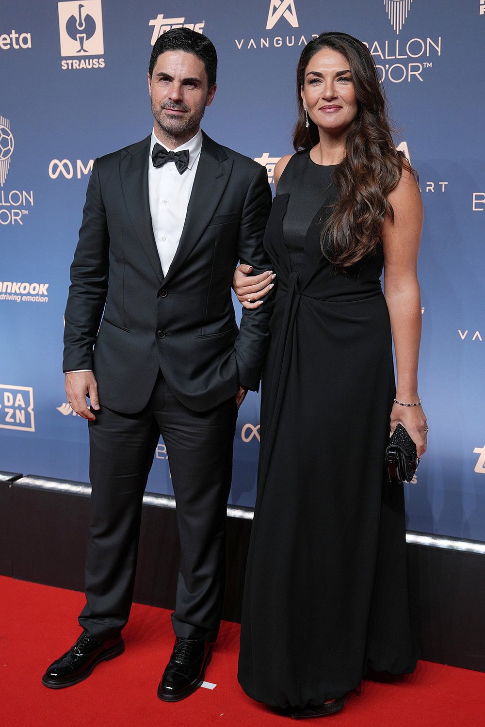 Ballon dOr awards ceremony 2026 London highlights-Mikel Arteta and wife Lorena Bernal