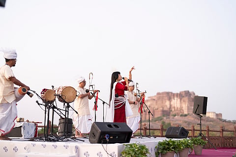 Mangka Mayanglambam and her band at Jodhpur RIFF 2026
