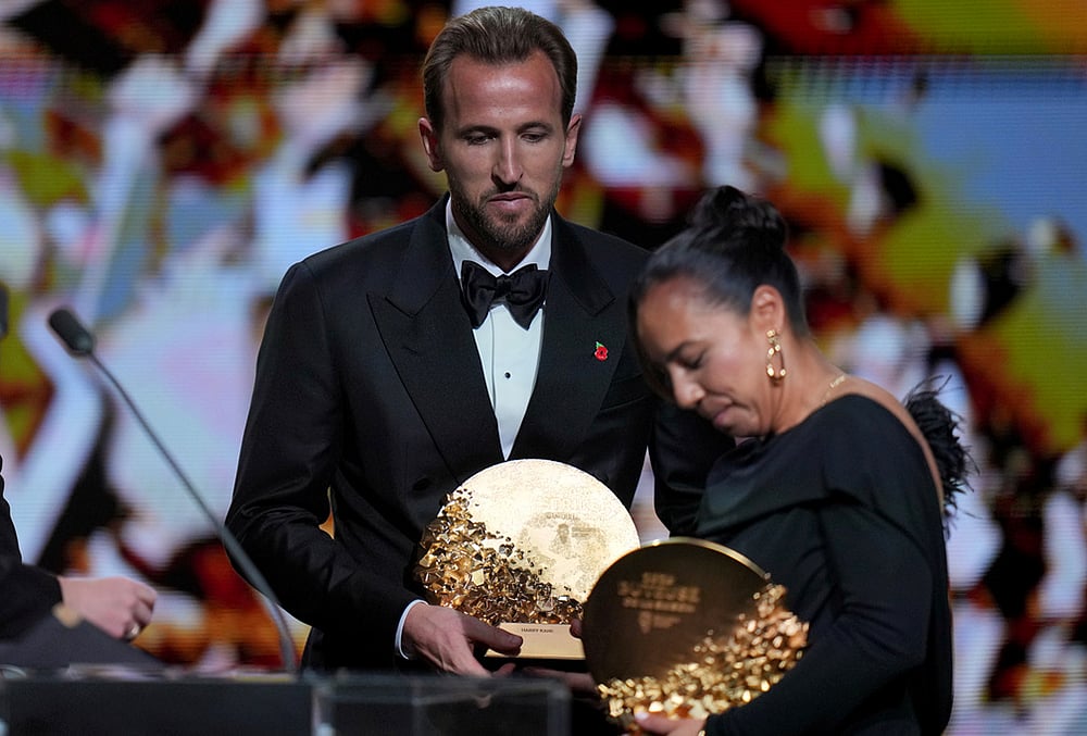 Ballon dOr awards ceremony 2026 London highlights-Harry Kane and Charlyn Corral
