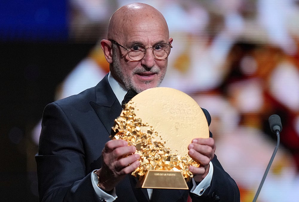 Ballon dOr awards ceremony 2026 London highlights-Luis de la Fuente of Spain