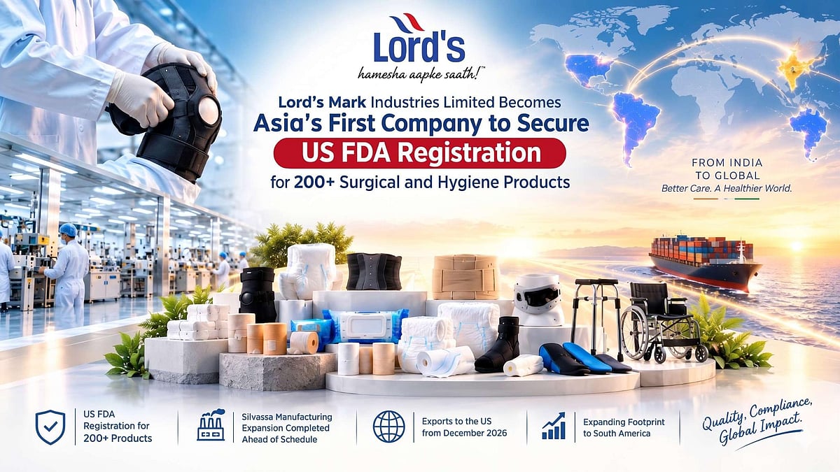 Lords Mark Industries secures US FDA registration for 200+ products