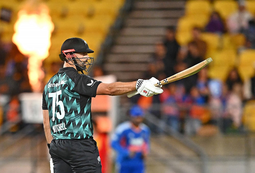 India vs New Zealand 3rd T20 Cricket match highlights-Daryl Mitchell
