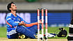 | Photo: Kerry Marshall/Photosport via AP : India's Abhishek Sharma celebrates his hundred during the third T20 cricket international match between New Zealand and India in Wellington, New Zealand, Tuesday, Oct. 27, 2026. 