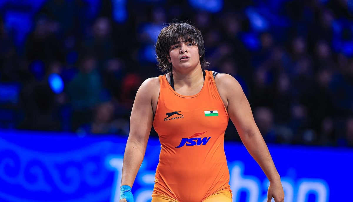 Kajal Dhochak and Neelam Sirohi won silver at the World Wrestling Championships 2026. - UWW