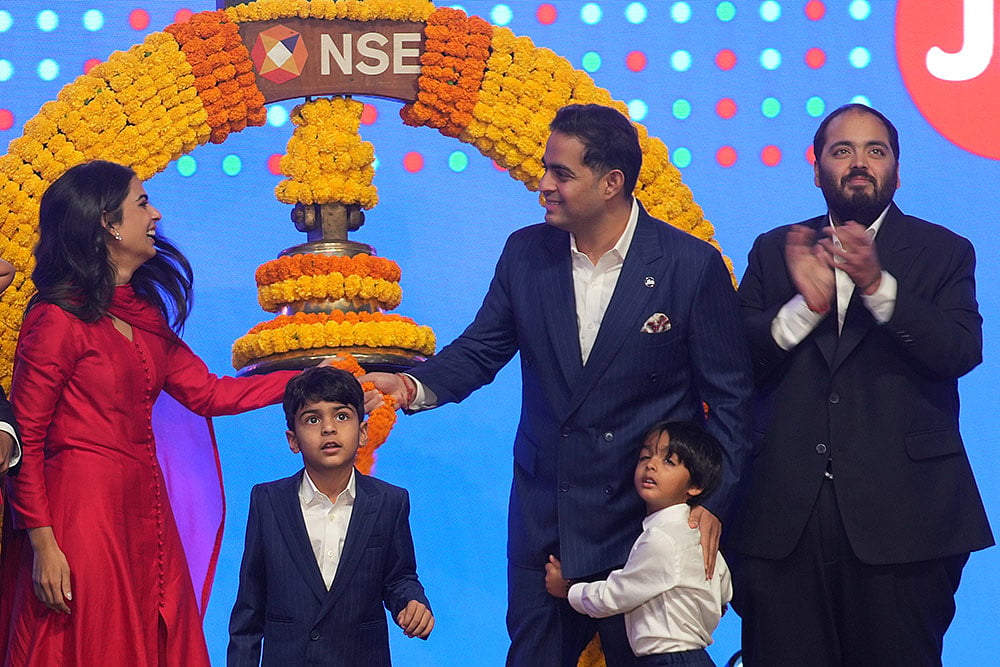 Listing ceremony of Jio Platforms Limited