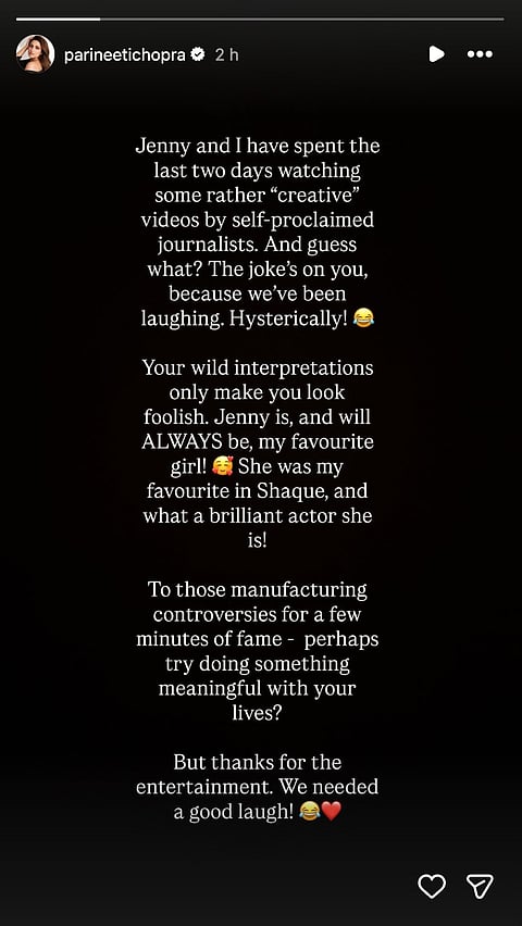 Parineeti's response 