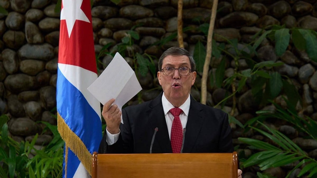 Cuban Foreign Minister Bruno Rodriguez
