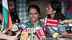(IMAGO / ANI News) : All Kerala LPST Rank Holders Association Secretary S Valarmathi who has been leading the protests