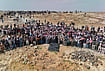 | Photo: AP/Ghaith Alsayed : Mourners pray over the bodies of five members of the same family, including three children, killed in a Jordanian airstrike, which Jordan acknowledged had killed civilians, during the funeral in Al-Tuff in southern Syria's Daraa province, Tuesday, Oct. 27, 2026. 
