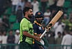 | Photo: AP/K.M. Chaudary : Pakistan's Haris Rauf checks Sri Lanka's Kamindu Mendis bat during the tri-series one-day international cricket match between Pakistan and Sri Lanka, in Lahore, Pakistan, Tuesday, Oct. 27, 2026. 