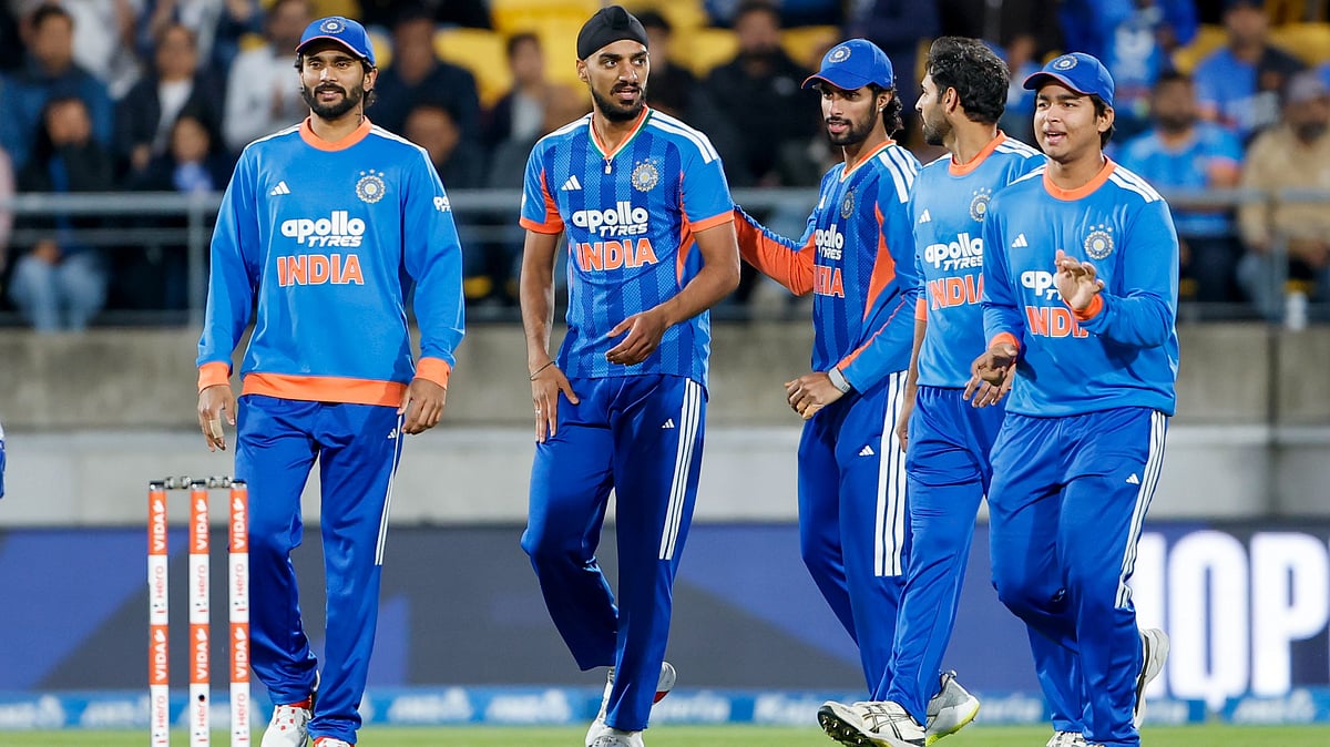 India men's cricket team during the third T20I against New Zealand in Wellington - | Photo: X/BCCI
