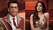 Illustration : Karan Johar, Janhvi Kapoor
