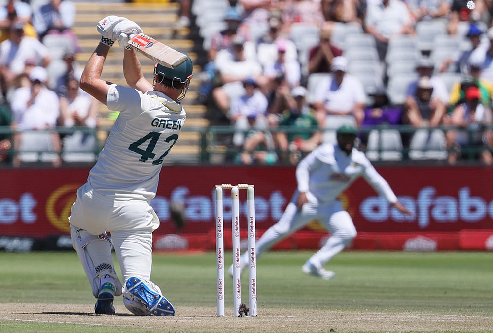 South Africa vs Australia, 3rd test day 2 highlights-Cameron Green