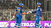 | Photo: PTI/Swapan Mahapatra : Mumbai Indians' Ryan Rickelton, right, and Rohit Sharma during the Indian Premier League (IPL) 2026 T20 cricket match between Kolkata Knight Riders and Mumbai Indians, in Kolkata, West Bengal.