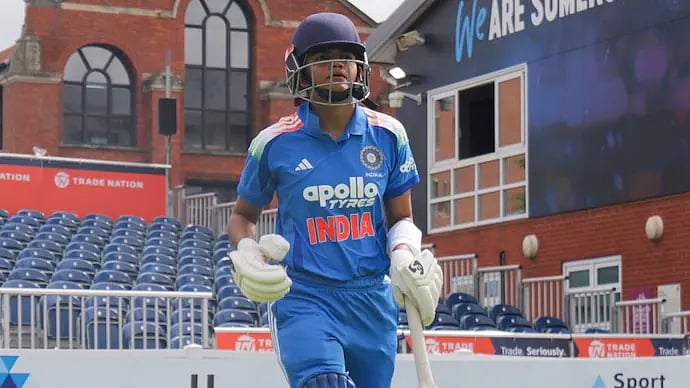 Tanisha Singh smashed 119 off 47 balls as Delhi set a record first-innings total in Women's domestic T20s. - Instagram/@tanishasingh046)