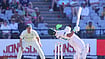(AP Photo/Halden Krog) : South Africa's Marques Ackerman, right, ducks from a high ball as Australia's Cameron Green looks on, on day three of the third cricket test match between South Africa and Australia, in Cape Town, South Africa, Thursday, Oct. 29, 2026.