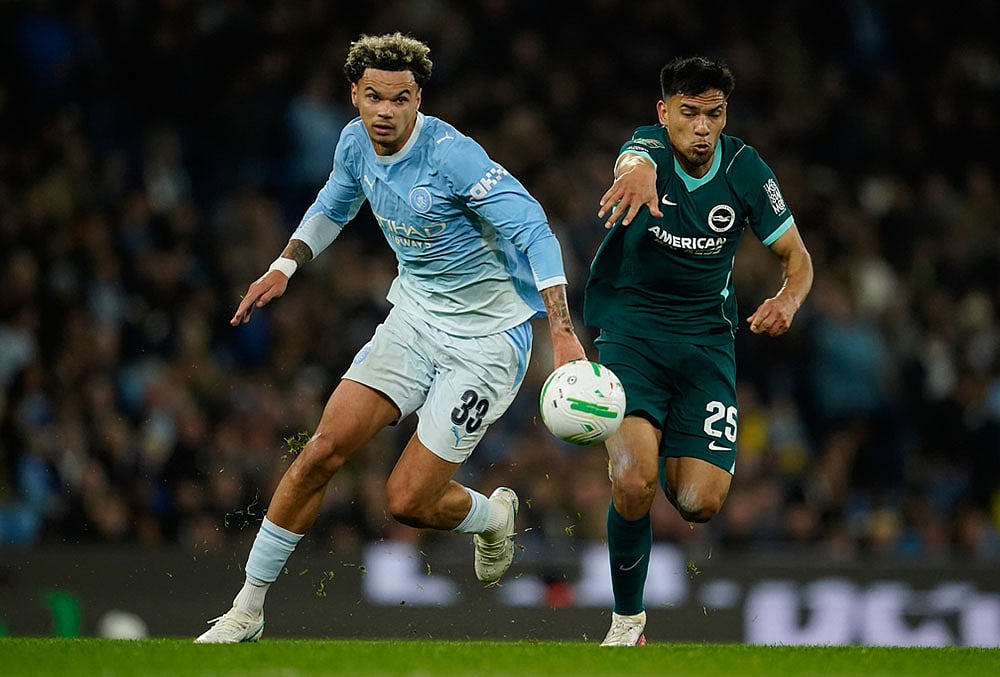 Manchester City vs Brighton Carabao Cup EFL highlights-Ayyoub Bouaddi