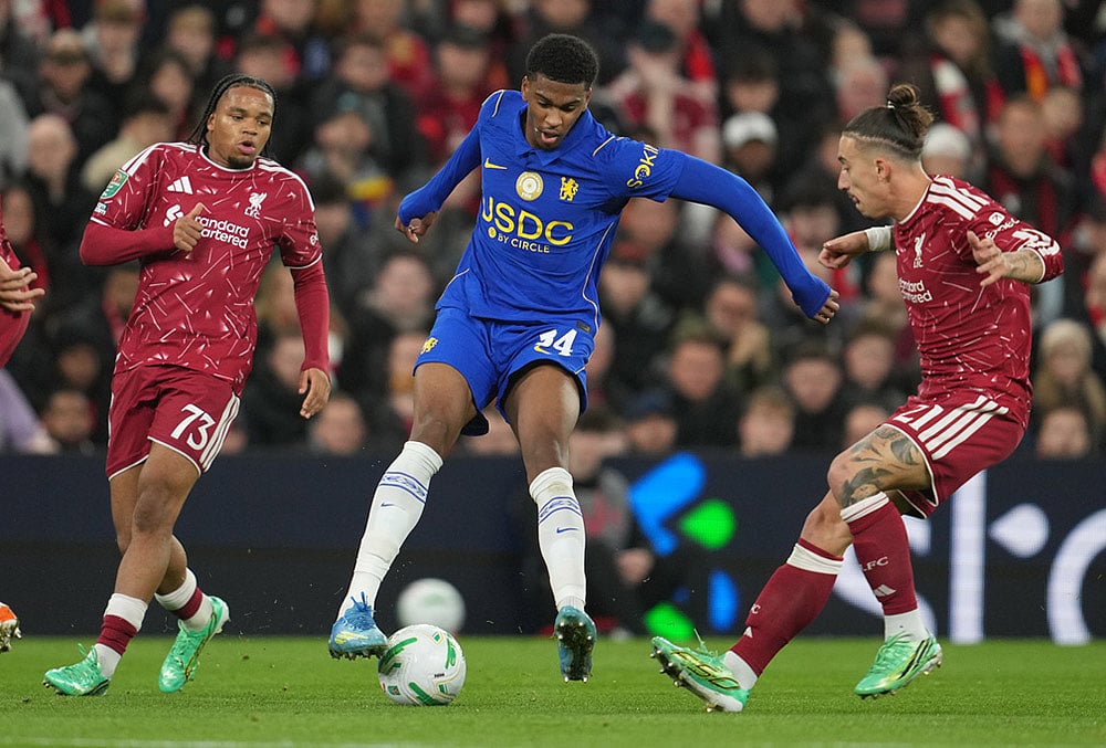 Liverpool vs Chelsea Carabao Cup EFL highlights-Josh Acheampong