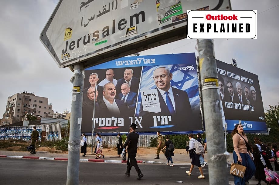 Former Likud supporters in Dimona are campaigning for Gadi Eisenkot’s Yashar party ahead of Israel’s election. - X