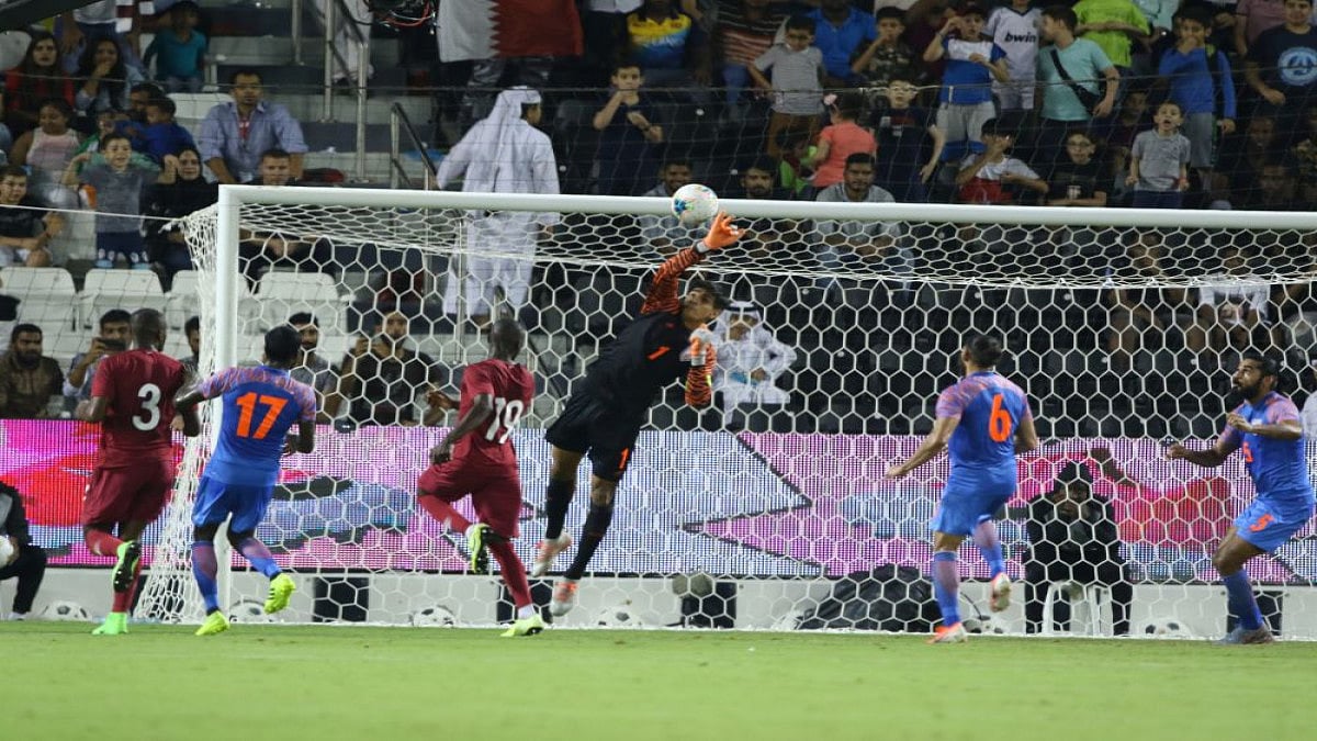 Gurpreet Singh Sandhu Leads India To Draw v Qatar In 2022 FIFA World Cup Qualifier
