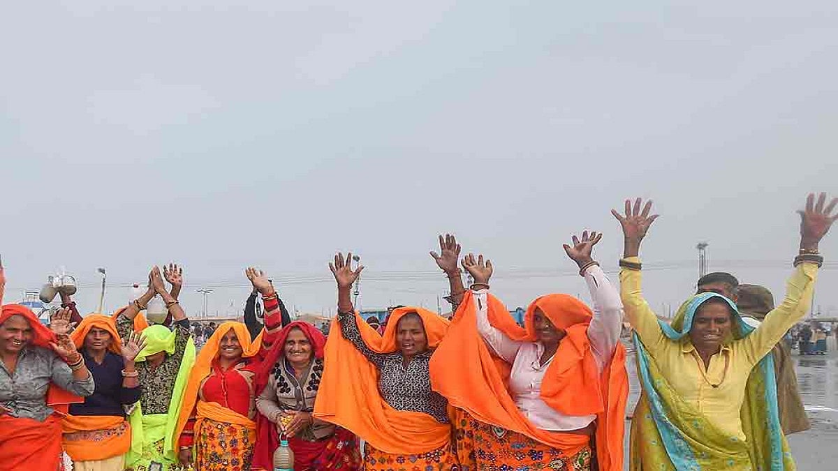 Thousands Take Holy Dip At Gangasagar On Makar Sankranti