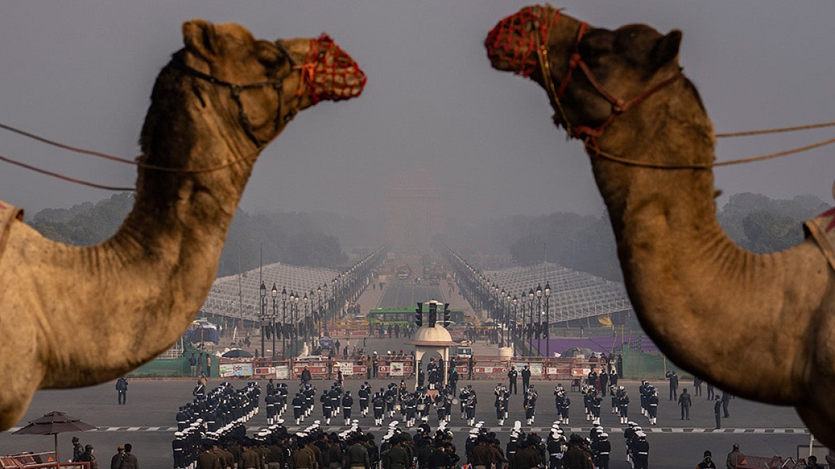 Rehearsals For The Upcoming Beating Retreat Ceremony