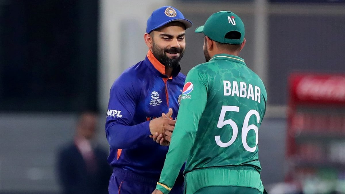 | Photo: File : Pakistan beat India by 10 wickets in group stages in 2021 edition of the ICC Men's T20 World Cup.