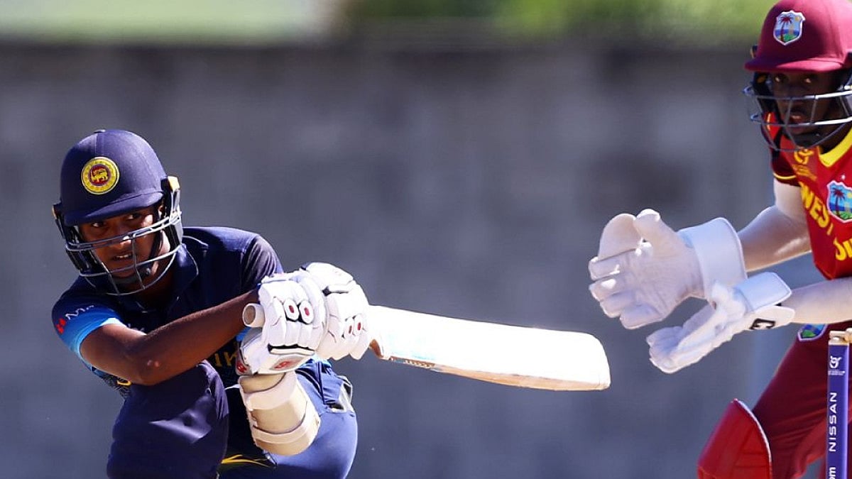 Sri Lanka U-19 team defeated West Indies U-19 team by 3 wickets.