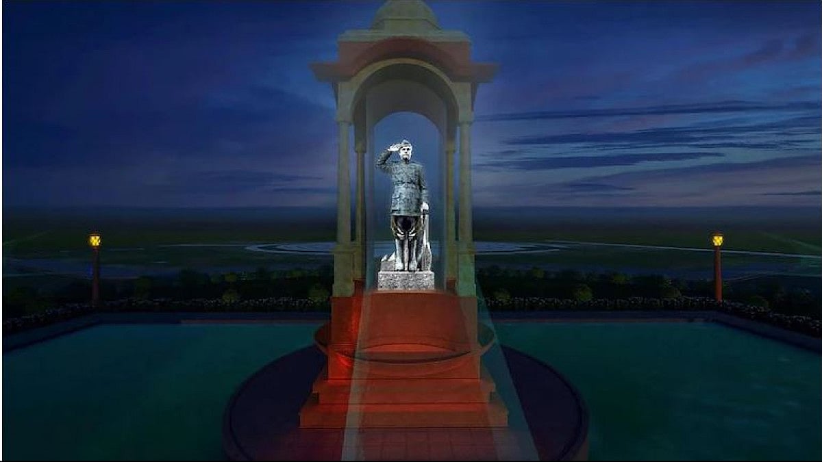 PM Modi Unveils Statue Of Netaji Subhash Chandra Bose Near India Gate