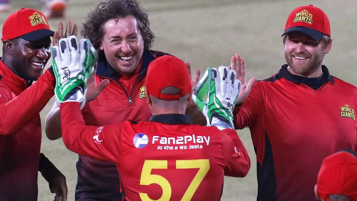 World Giants beat India Maharajas by 3 wickets in Sunday's game at Legends League Cricket 2022.