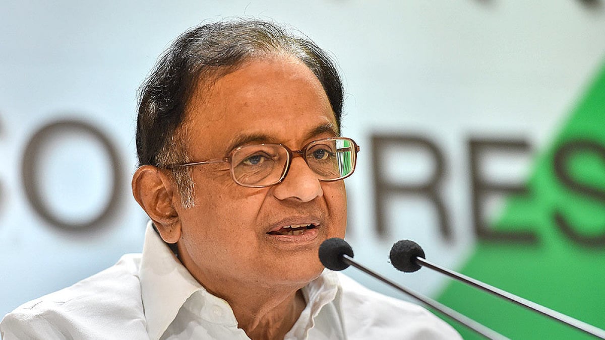 Congress leader P Chidambaram.
