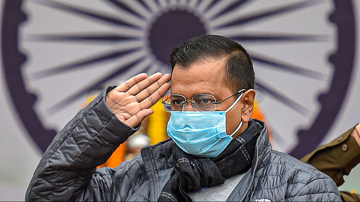 Kejriwal Unfurls 115-Ft High Tricolour In Timarpur To Mark 75th Year Of Independence